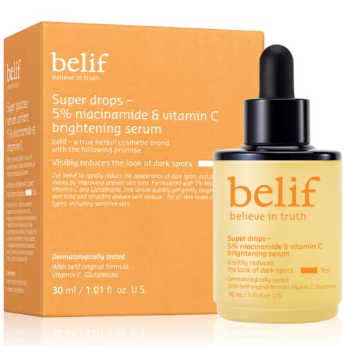 belif Super Drops – 5% Niacinamide & Vitamin C Brightening Serum