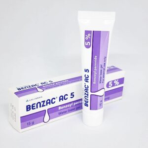 BENZAC AC 5% (Benzoyl Peroxide Water-Based Gel)