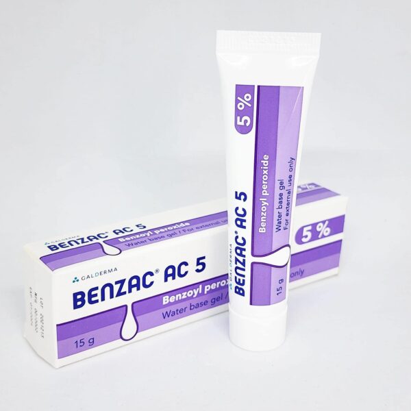 BENZAC AC 5% (Benzoyl Peroxide Water-Based Gel)