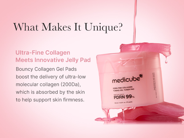 Medicube PDRN Pink Collagen Gel Toner Pad