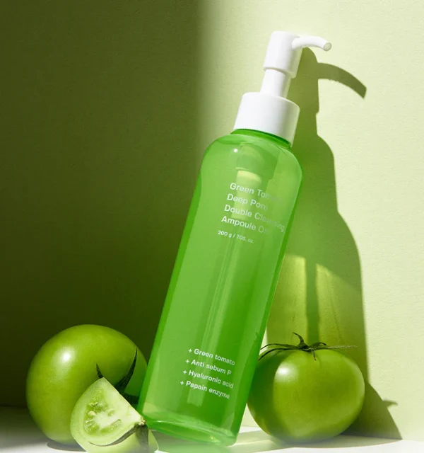 Green Tomato Deep Pore Double Cleansing Ampoule Oil