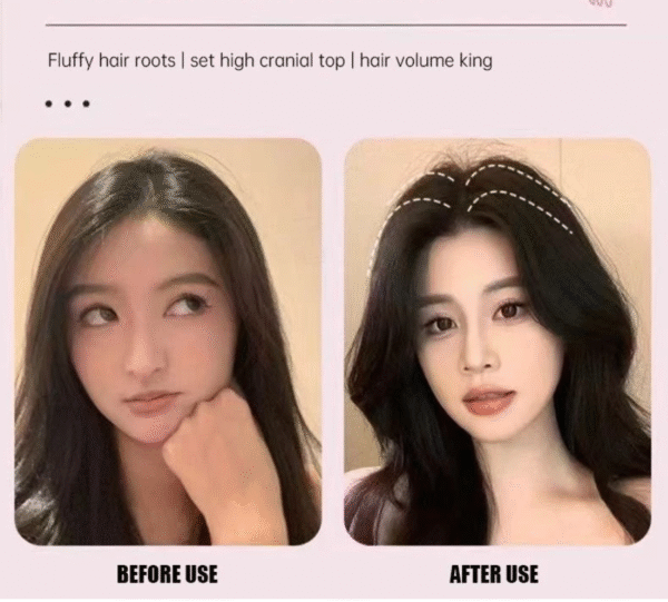 High Cranial Top Fluffy Clip (1 piece)