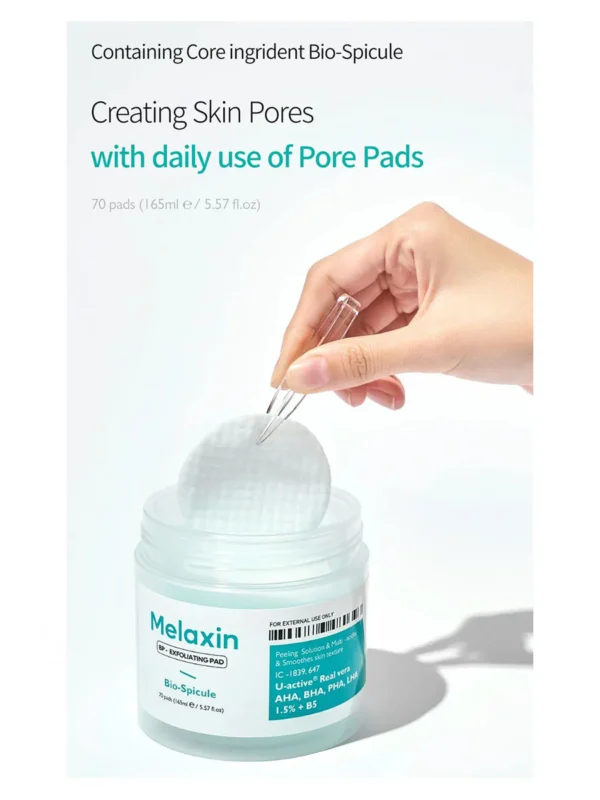 Dr.Melaxin, Bio-Spicule, Exfoliating Pad, 70 Pads, (165 ml)