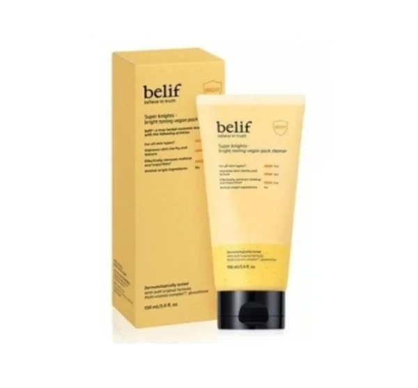 Belif Super Knights Bright Toning Vegan Cleanser