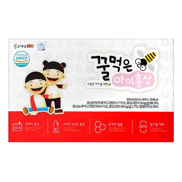 Korean Red Ginseng for Kids – 20ml x 30 Packs