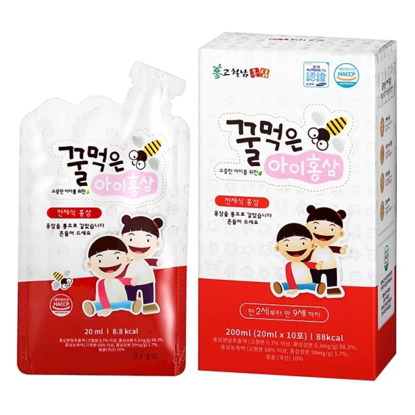 Korean Red Ginseng for Kids – 20ml x 30 Packs