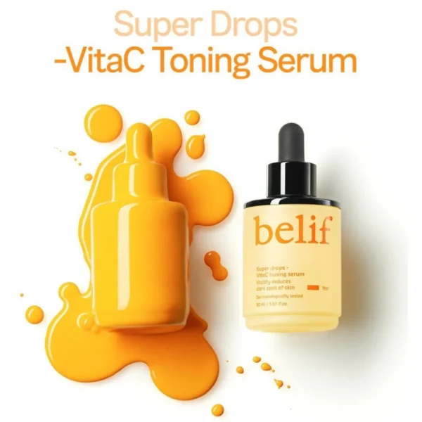 belif Super Drops – 5% Niacinamide & Vitamin C Brightening Serum