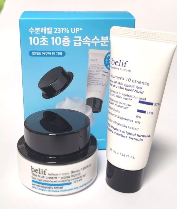 belif The True Cream Moisturizing Bomb Special Set (30ml + 35ml Essence)