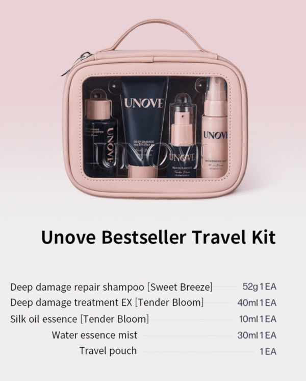 UNOVE Hair Care Travel Kit