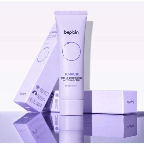 ☀️ Beplain SUNMUSE Tone-Up & Correcting Matte Sunscreen ( 50ml )