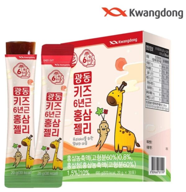 Kwangdong Kids 6-Year Red Ginseng Jelly